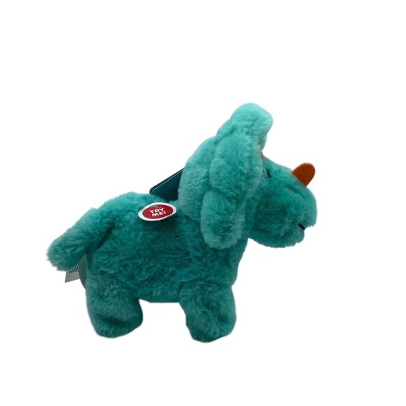 Kid Connection Mini Walking Pet Toy Triceratops Plush Age 3+ 2 AAA Batteries NEW - Picture 7 of 12
